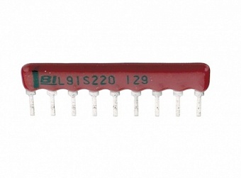 L091S472, Сборка резисторная (4,7кОм SIP9)