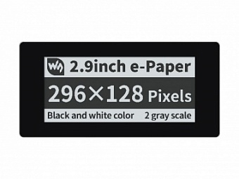 2.9inch Touch e-Paper Module for Raspberry Pi Pico, 296*128, Black / White, SPI