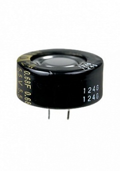 EECRF0H684,ионистор 0,68Fx5,5V -25+85Cсерия RF радиальн.выв(Panasonic)