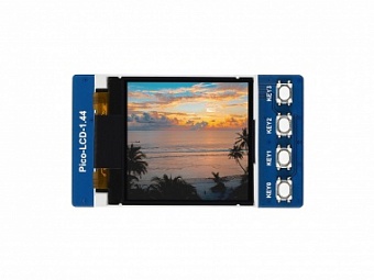 1.44inch LCD Display Module for Raspberry Pi Pico, 65K Colors, 128*128, SPI