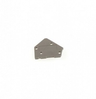 WKA500C, торцевая заглушка для клемм WKA500/508/750/762/100/116-серии, цвет: серый