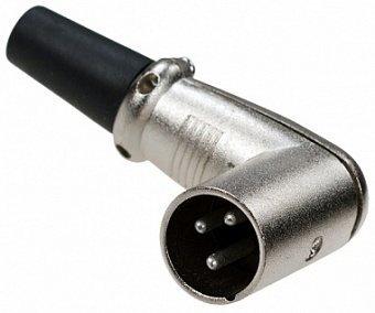 FD-2721(14-05-22), CANON, штекер XLR на кабель, угловой