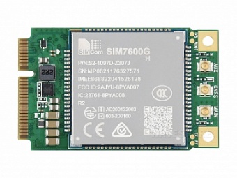 SIM7600G-H-PCIE SIMCom Original 4G LTE Cat-4 Module, Global Coverage, GNSS, Mini-PCIe Connector