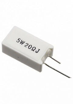 SQM 5W 20 Ohm, резистор 5 Вт 20 Ом