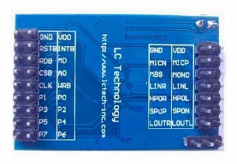 LD3320 ASR Speech recognition module with a microphone the source crystal