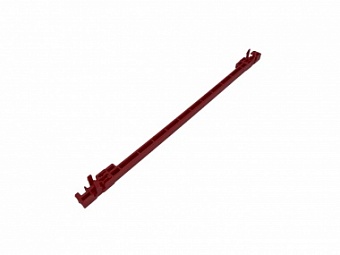 24568-362, Направляющие (красные) стандартного типа для плат 220 мм,ширина паза 2 мм.
