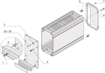 24812-100, KIT FOR 5 PLUG-IN UNITS