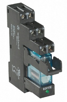 Реле FLARE MOVE 12DC2W8A, Интерфейсный релейный модуль, 2 переключающих контакта, материал контакта: