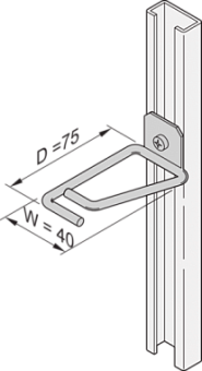 20118-554, CABLE EYES FOR C-RAIL 75X40MM (4X)