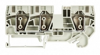 Клемма сдв. WKFN 6 D1/2/35, Проходная клемма, 3 точки подключения, тип фиксации провода: пружинный,