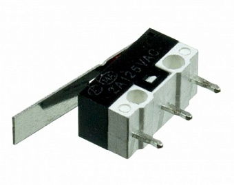 KLS7-KW10-Z2P-045 микропереключатель с лапкой 125В 3A (DM3-03P)