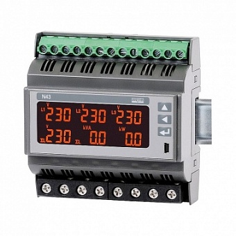 N43 22100E0, 3-phase digital meter