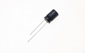 ECR101M50B, Конденсатор электролитический (100мкФ 50В 20% 85гр 8х12мм)