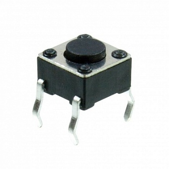 0643HIM-130G-G, кнопка тактовая 6х6 h=4.3мм (TS-A1PS-130,DTS-61N)