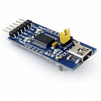 FT232 USB UART Board (mini), Преобразователь USB-UART на базе FT232 с разъемом USB mini-A