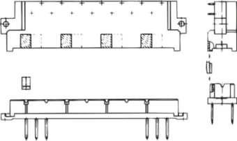 21101-252, CODING PEG PBTP UL94   40PCS