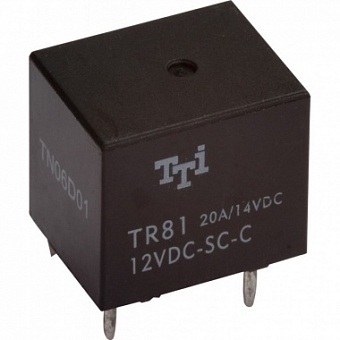 TR81-24VDC-SC-C, Реле электромагнитное 24В/20А, 14VDC