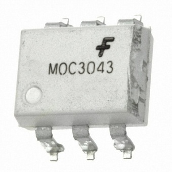 MOC3043SM, OPTOISOLATOR 7.5KV TRIAC 6SMD