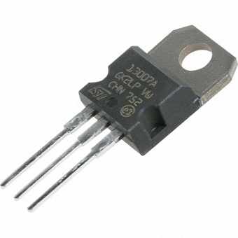 ST13007, Транзистор биполярный (NPN 400В 8A TO220)