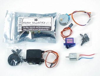 Motor party add-on pack for Arduino