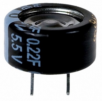 EECF5R5U224,ионистор 0.22Fx5.5V -25+70Cсерия NF табл.тип(Panasonic)