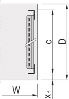 21127-197, SLIDE RAIL KIT 600D   (10PC)