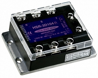 HSR-3D104R,реле 3Ф 10А 90-480VAC управление 4-32VDC жестк перекл