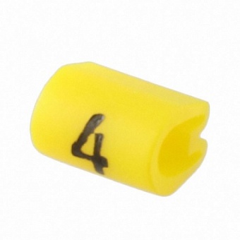 EC0193-000, (2-1198183-9), 05811404 маркер для кабеля цвет желтый