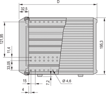 14576-265, PROPAC PRO CASE 4U 84HP 386D