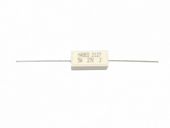 SQP-5W-27KJ, Резистор 5Вт 27кОм 5%
