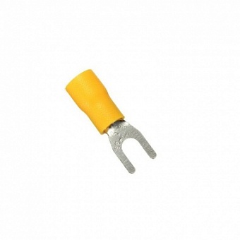 SV 5-4 L, Клемма тип U изолированная. Цвет желтый. на провод 4.0 - 6.0 мм.кв, винт 4 мм