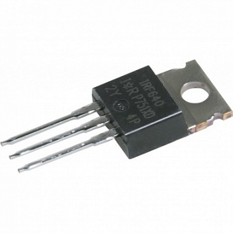 IRF640PBF, Транзистор полевой SMD (N-канал 200В 18А TO220AB)