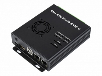 Dual ETH Mini-Computer For Raspberry Pi Compute Module 4(NOT Included), Gigabit Ethernet, 4CH Isolat
