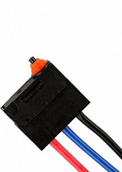 HD20S01A01AM, микропереключатель плунжер герметичный SPDT 12В 3мА под клипсу кабель -20 80 гр С