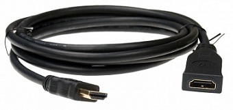 Кабель HDMI M-F вилка-гнездо 1.8м