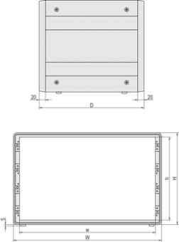 14575-469, Корпус COMPAC PRO 6U 84HP 451D