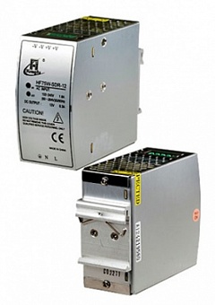 HF75W-SDR-12 источник питания на DIN рейку 12B, 75Вт 45х101.2х90.2