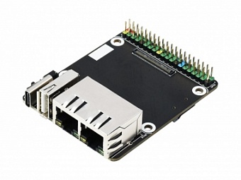 Mini Dual Gigabit Ethernet Mini-Computer Kit Designed for Raspberry Pi Compute Module 4