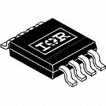 IRF7509TRPBF, Транзистор полевой SMD (N-Pканалы 30В 2,7/-2А Micro8)