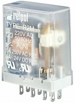 R2M-2012-23-1024, Реле электромагнитное 24VDC 2 Form C 250VAC/5А