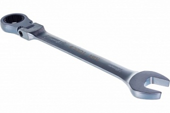 Ключ комбинированный трещоточный с шарниром 19мм
