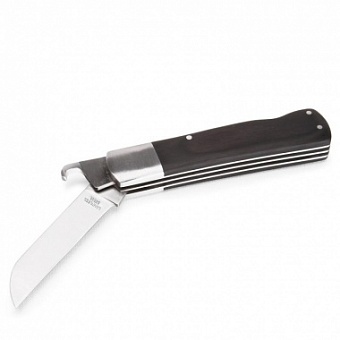 НМ-09, Нож монтерский большой складной с прямым лезвием и пяткой
