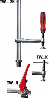 TW16-20-10H Зажимной элемент с фиксированной глубиной захвата для сварочных столов 200/100, 3 кН, ры