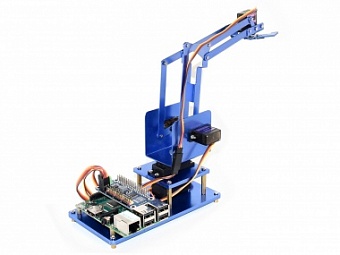 4-DOF Metal Robot Arm Kit for Raspberry Pi, Bluetooth / WiFi