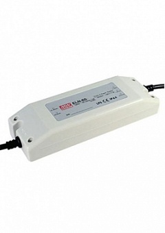 ELN-60-27, ИП для светодиодного освещения: 60 Вт, 2300 мА / до 27 В (стаб. по току или напр.), вход: