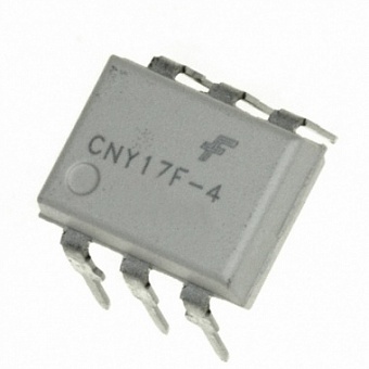 CNY17F4M, Оптопара транзисторная, x1 7.5кВ 0.06А Кус=160% -40...+100 °C