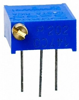 3296P-1-202LF, Резистор подстроечный (2кОм 10% 25об.)