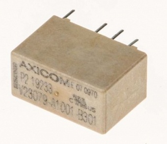 V23079A1001B301, (1393788-3), Реле электромагнитное 2 Form C 5В 2A/250В
