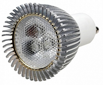 ECOSPOT GU10 A5-3x1W White, Св.диод.лампа 3W,цоколь GU10,(мощ.35W)