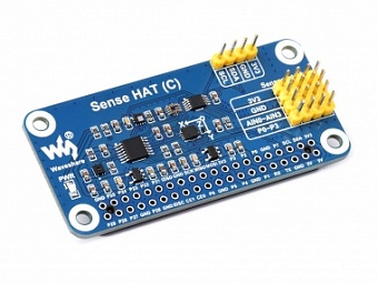 Sense HAT (C) for Raspberry Pi, Onboard Multi Powerful Sensors, Supports External Sensors